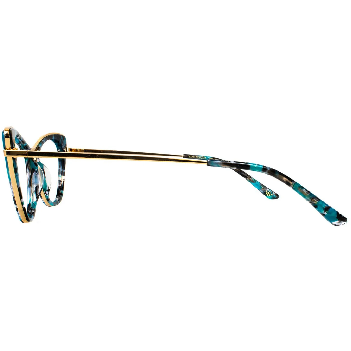 AUDREY | Metal, Cat Eye Glasses - Image 3