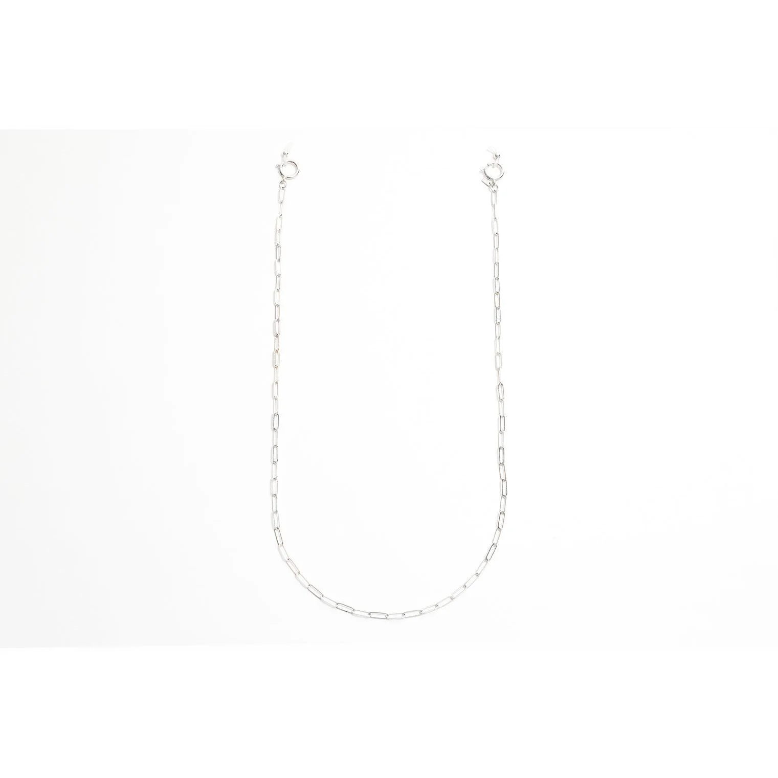 Large Link Nostalgia Silver Chain